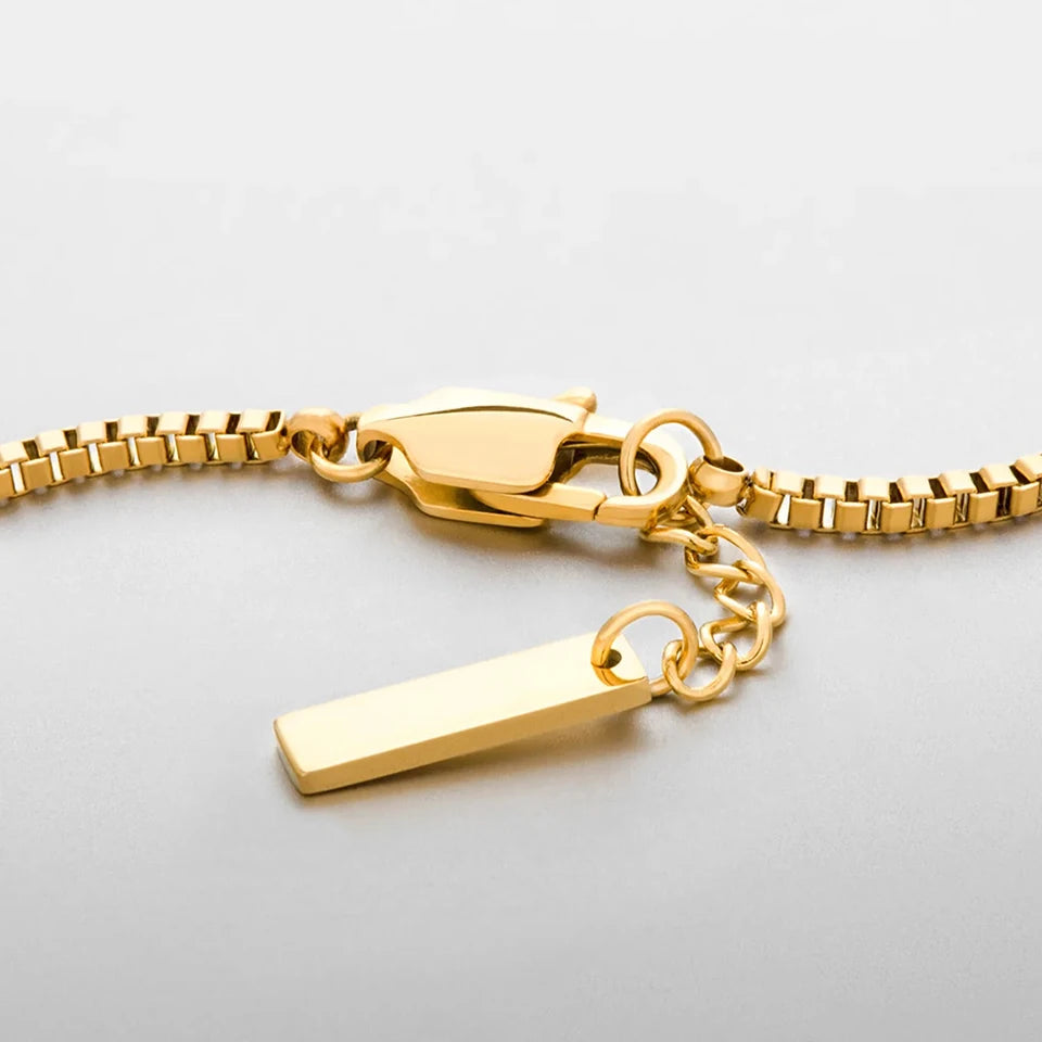 PULSERA CADENA CAJA