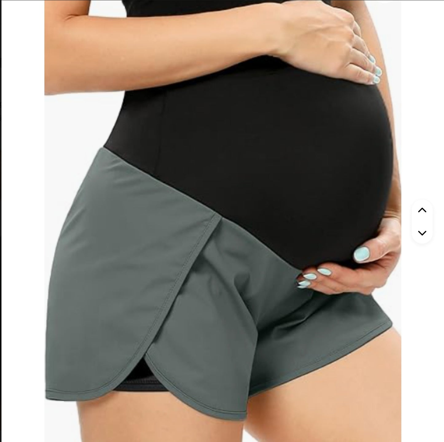Maternity Bump Shorts · Over-Belly Fit