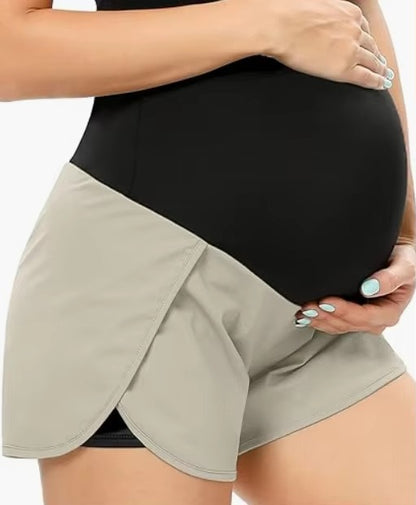 Maternity Bump Shorts · Over-Belly Fit