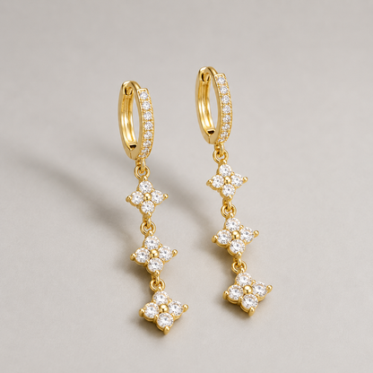 PENDIENTES FLOR