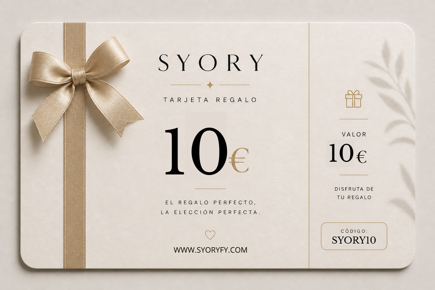TARJETA DE REGALO