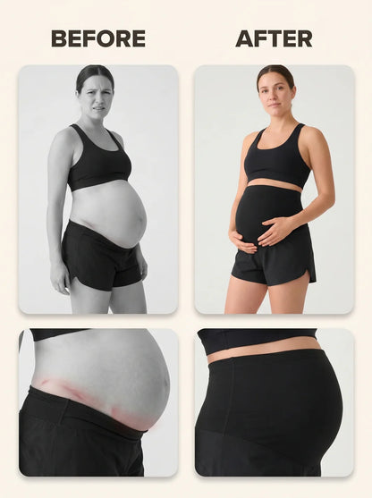 Maternity Bump Shorts · Over-Belly Fit