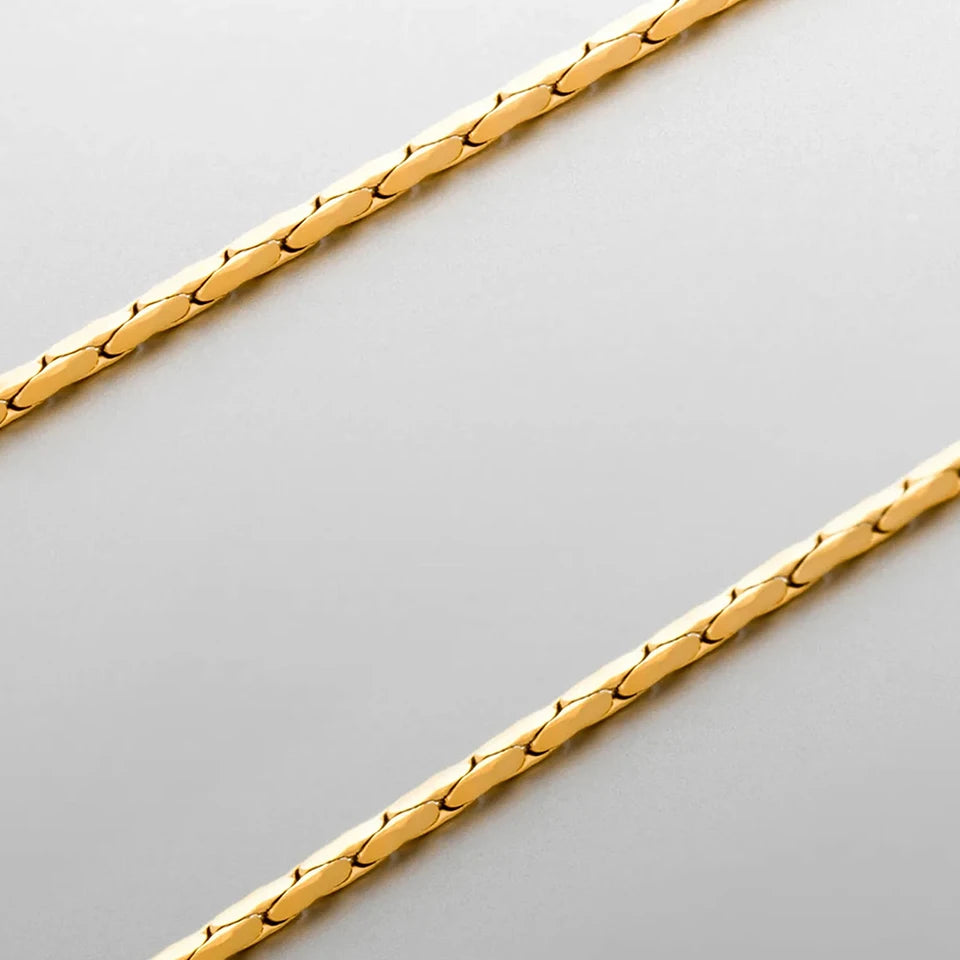 COLLAR COLGANTE CADENA DE ALAMBRE