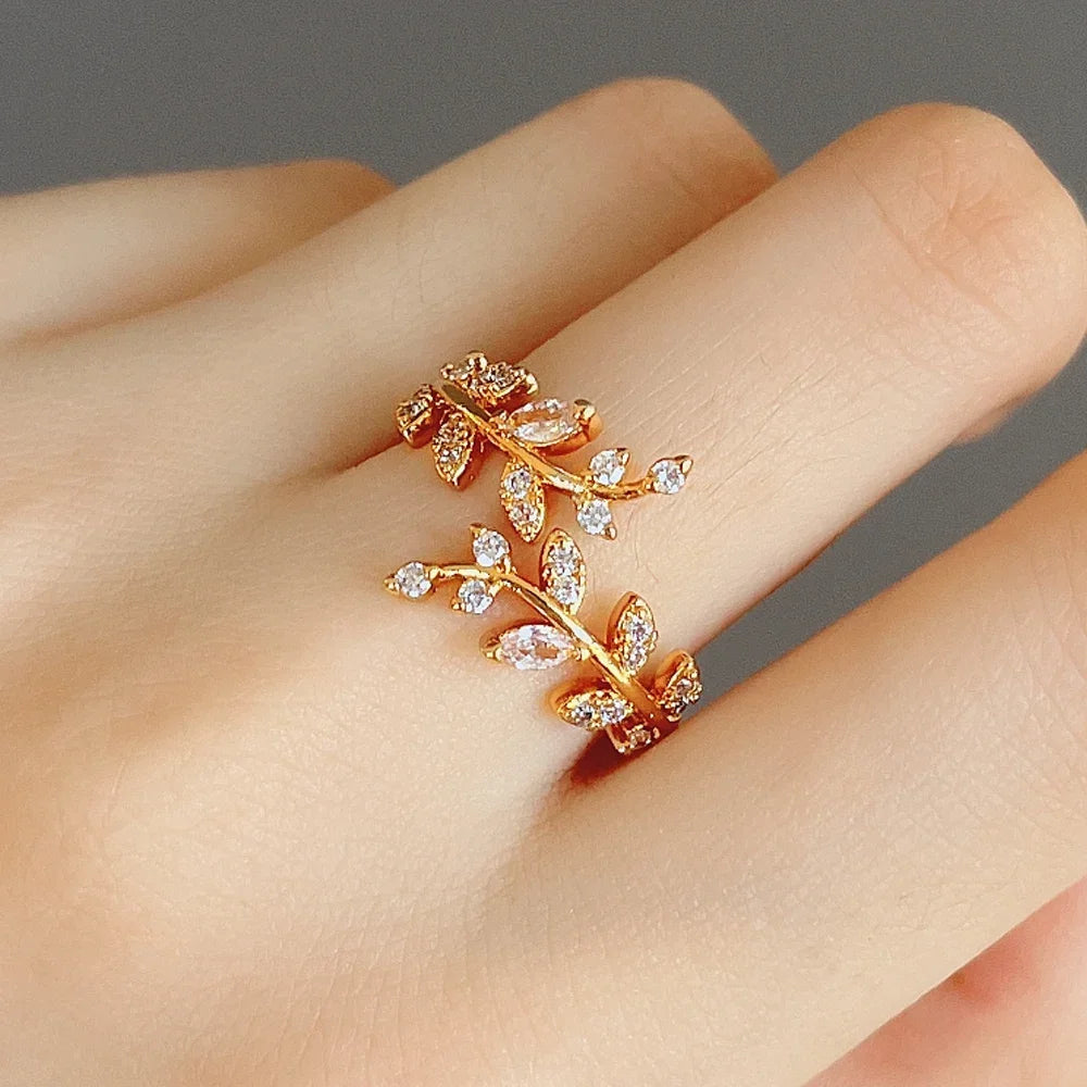 ANILLO DE HOJAS
