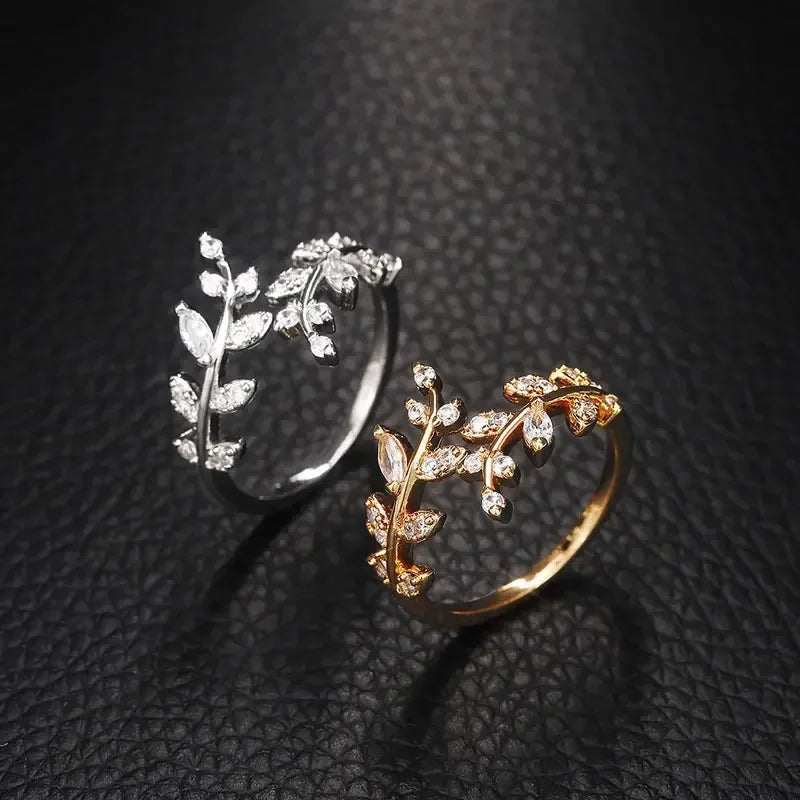 ANILLO DE HOJAS