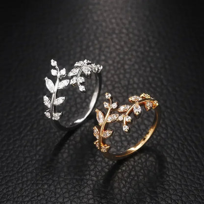ANILLO DE HOJAS