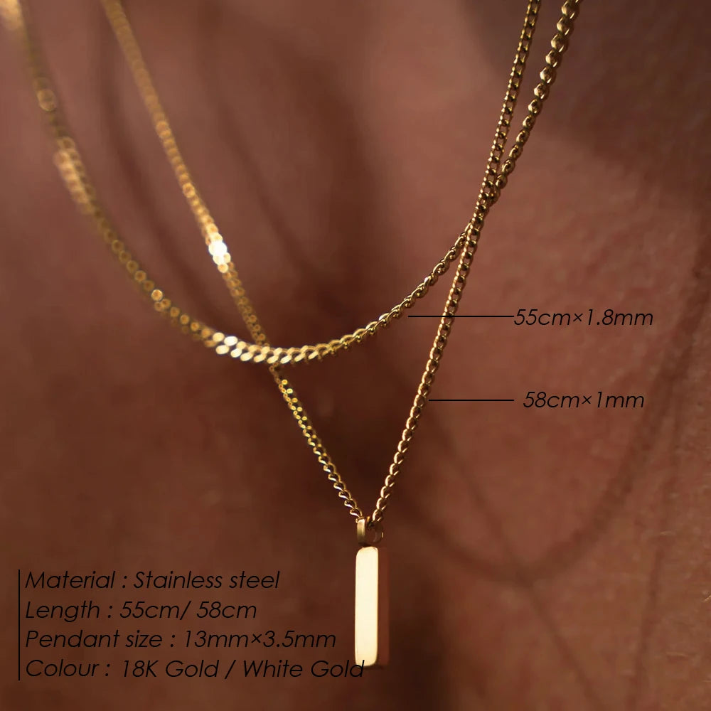 COLLAR COLGANTE CADENA