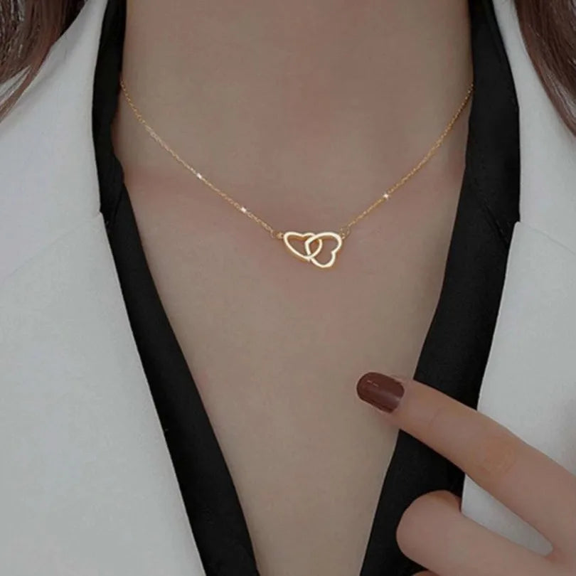 COLLAR CORAZONES UNIDOS