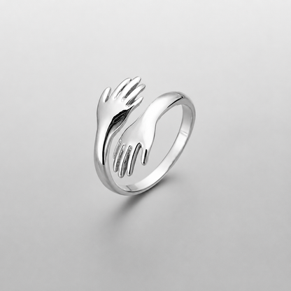 ANILLO MANOS ABRAZADAS