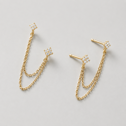 PENDIENTES DE CADENA DE GRACIA