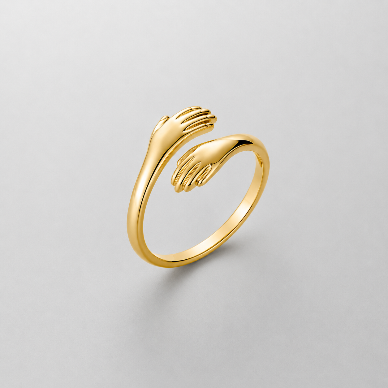 ANILLO MANOS ABRAZADAS
