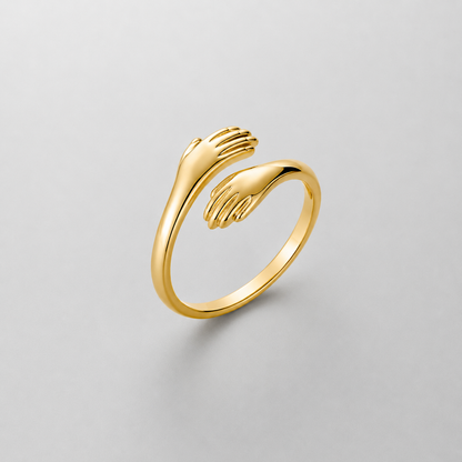 ANILLO MANOS ABRAZADAS