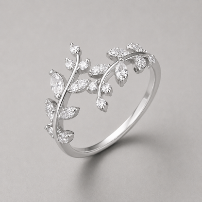 ANILLO DE HOJAS